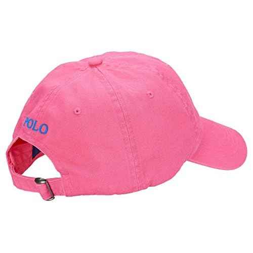 Ralph Lauren Mens Polo Sports Pony Logo Hat Cap (One Size, Pink)