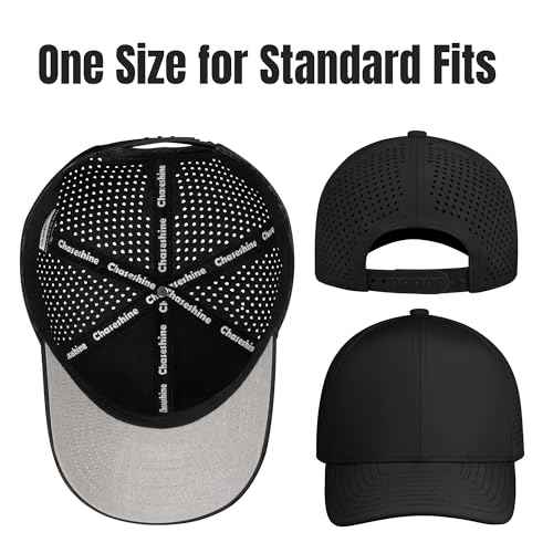Performance Snapback Hats for Men Women,6 Panel Baseball Cap,Golf,Running,Workout