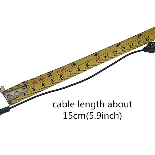 Surveillance Acoustic Tube Earpiece with 3.5mm Jack for Law Enforcement Radios - 5 Pack