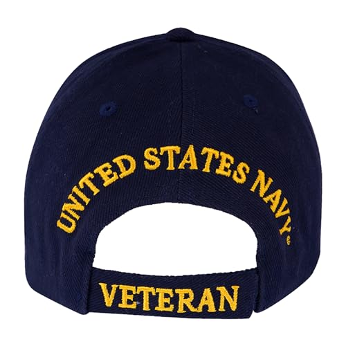 Unisex US Navy Cap - Navy Blue One Size Officially Licensed Military Hat