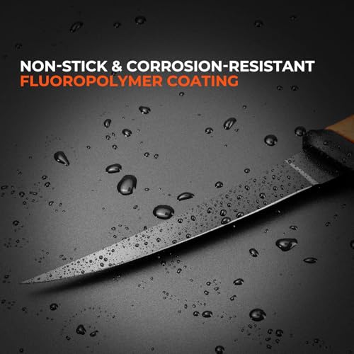 9-Inch Fillet Knife with Protective Sheath - Razor Sharp Stainless Steel