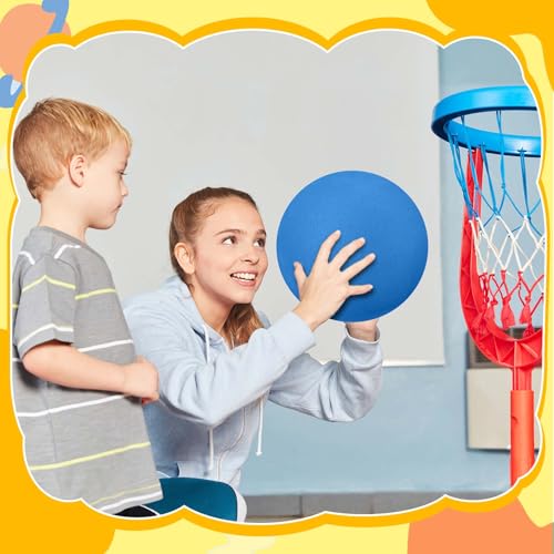8.5 Inch Foam Bouncy Balls Set - Soft Lightweight Playground Sport Balls for Kids