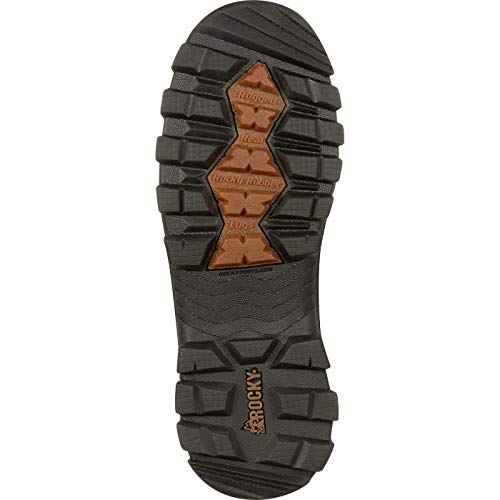 ROCKY Core Waterproof 800G Insulated Outdoor Boot, Brown And Mossy Oak Brk Up Inf, Size 8.5(ME)
