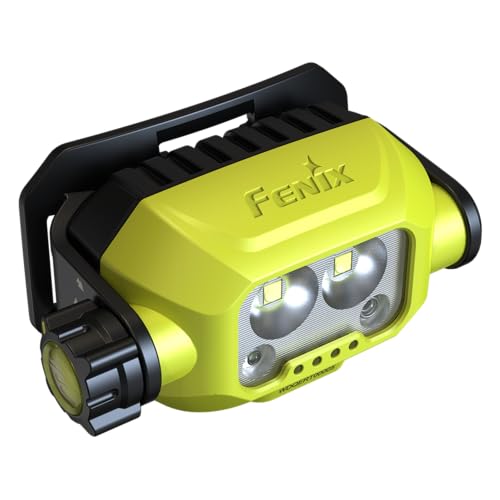 Fenix WH23R Work Headlamp, 600 Lumen USB-C Rechargeable Motion Sensor Activation with Spot and Flood Dual Beam and Organizer