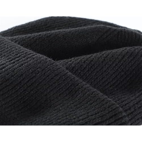 Connectyle Thick Cuffed Beanie for Men & Women Double Layer Knit Winter Hat Acrylic Watch Hat Warm Stocking Skull Cap