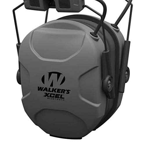 WALKER'S XCEL Digital GWP-XSEM-BT Electronic Muff Voice Clarity, Bluetooth Grey