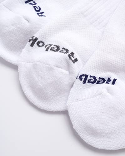 Reebok Mens Low Cut Athletic Socks 6 Pack - Moisture Wicking Cushioned Performance