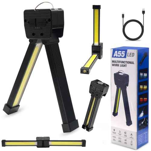 Gym Light for Posing, 7th Dimming and 180 Degree Swivel Folding Posing Light for Gym Lighting, Handheld USB Rechargeable Battery Gym Light (1)