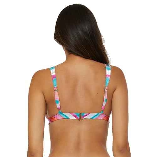 Lucky Brand Women's Porto Covo Halter Bikini Top, Swimwear Separates