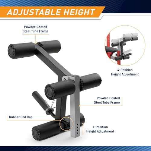 Marcy Standard & Olympic Adjustable Weight Benches and Accessories - Build You Own Home Gym with Optional Attachments Available: Lat Tower, Leg Developer, and Arm Curl for Full Body Exercise and Strength Training