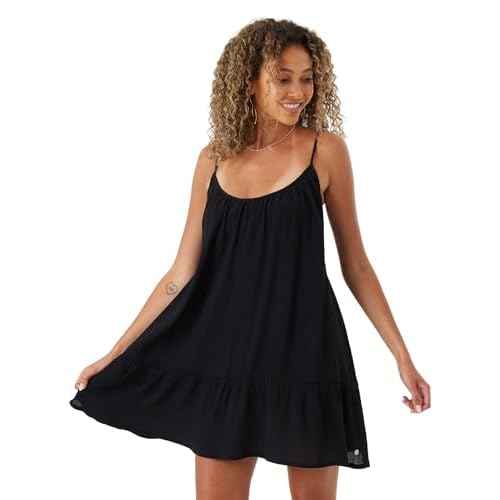 Roxy Women's Casual Dress ? Sundress & Swimsuit Cover-Ups for Beach, Poolside, Resort Wear, Midnight, X-Large