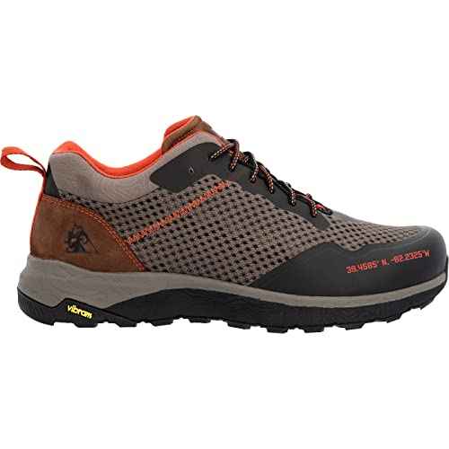 ROCKY Summit Elite Lo Top Hiker, Brown and Red, Size 11(M)