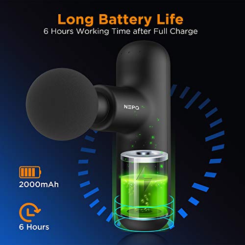 Mini Massage Gun - Portable Percussion Muscle Relaxer - Black