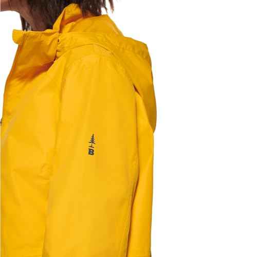 BASS OUTDOOR womens Packable Hooded Water Resistant Jacket