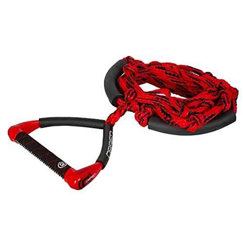 O'Brien Pro Surf Rope ? 10¡± EVA Handle, 25¡¯ Braided Line, Knotted Grips for Wake Surfing ? Durable & Comfortable Wakesurf Rope