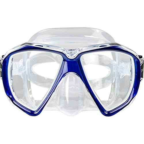 Cressi Adult Snorkeling Kit: Mask + Snorkel, Dual Lens Mask Made of Soft Silicone: Perfect Seal Ranger & Tao