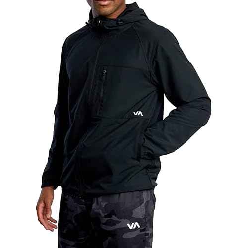 RVCA Mens Sport Yogger Ii 4-way Stretch Windbreaker Jacket