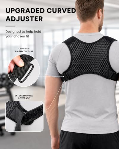 Men's Posture Corrector for Low-Impact Exercise - Adjustable Shoulder Support