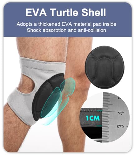X-Large Black Knee Pads for Sports & Work - Unisex Volleyball, Wrestling, Snowboarding Gear