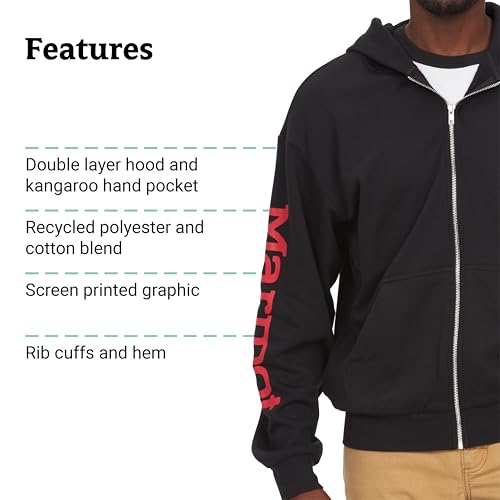 MARMOT mens for Life Full Zip Hoody