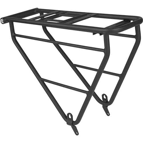 Retrospec Haul Electric Bicycle Rear Bike Rack 55 & 22 LB Cargo Capacity Aluminum Rear Rack for Electric Bike
