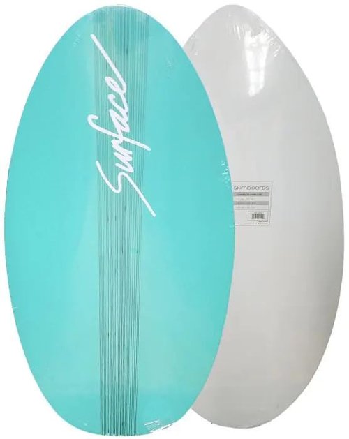 Skimboard Surface Brand - 40 Inch Skim Boards for Beach Adults ＆ Kids, High Gloss Coat Wooden Skim Board for Beginners, Durable Lightweight Wood Body Board