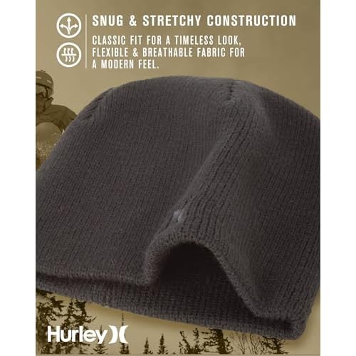 Hurley Men's Winter Hat - Classic Icon Beanie