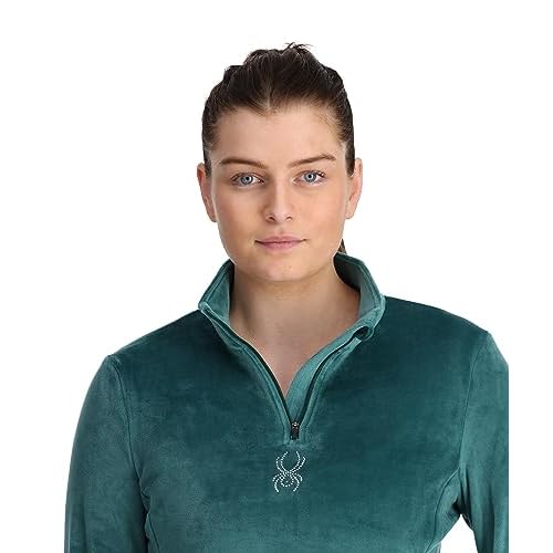 Spyder Women's Shimmer Bug Half Zip T-Neck Ski Base Layer