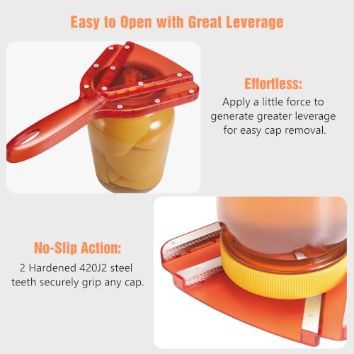Jar Opener for Weak Hands & Seniors - Red Variation of This Listing