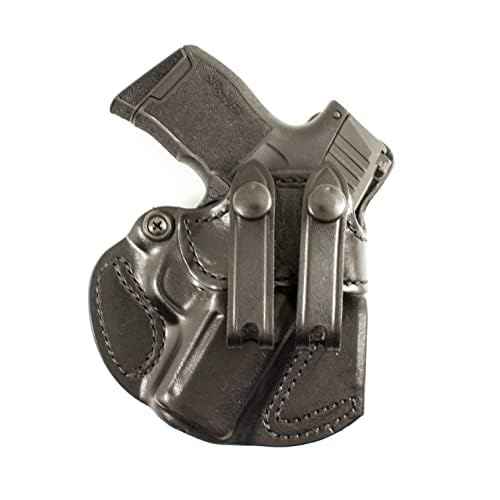 DeSantis 028BA8JZ0 Gunhide, Cozy Partner Inside The Pant Holster, Fits Sig P365 Right Hand Black Leather