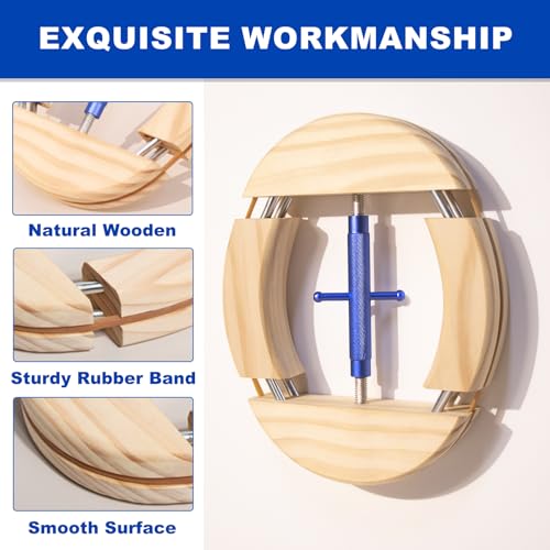 Large Blue 4-Way Hat Stretcher for Fitted Hats - Hat Shaper Extender