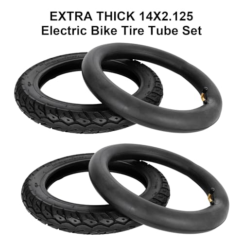 14x2.125 E-Bike and Scooter Tire Tube for Electric Bikes and Ride-On Scooters