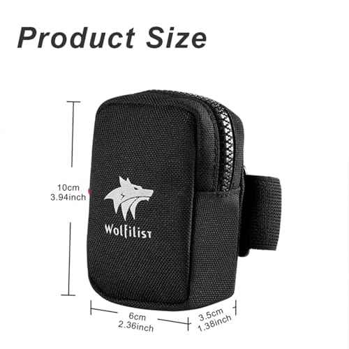 Compact Cycling Saddle Bag - Fits Under Bike Seat for easy storage - Road Bike & Bicycle Seat Bag - Tiny Durable & Water-resistant (Small)
