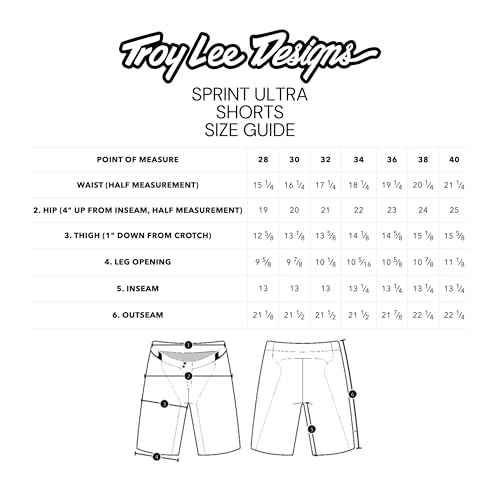 Troy Lee Designs - Sprint Ultra Short; Navy 32