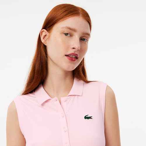 Lacoste Women's Sport Slim Fit UV Protect Stretch Golf Polo Shirt