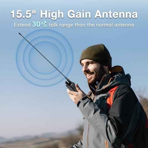 Baofeng UV-9G GMRS Radio (2 Pack), IP67 Waterproof Outdoors Two Way Radios, Long Range Rechargeable with Programming Cable and RA-MD2 Antennas, GMRS Repeater Capable, Support Chirp