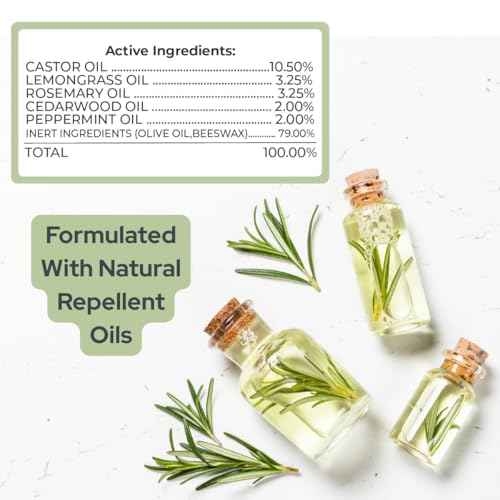 Mosquito Repellent Balm Stick ? 3-Pack (0.5oz Each) ? DEET-Free, Plant-Based Bug Repellent for Kids & Adults ? Natural Protection, Travel-Friendly, Safe for Outdoor Use