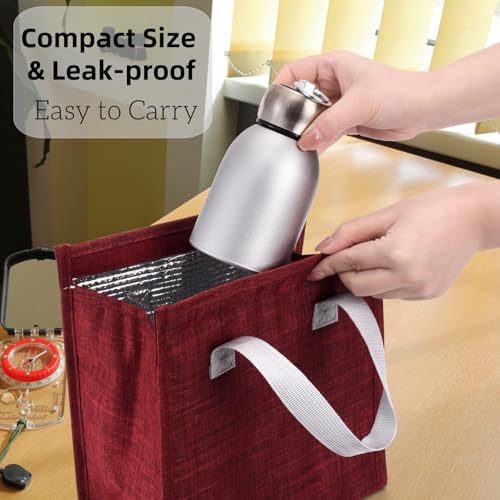 Mini Stainless Steel Water Bottles - 4 Pack, 10oz Insulated Travel Cups