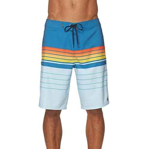 O'NEILL Mens Hyperfreak Heist Swim Trunks - 21 Inch Inseam Fixed Waist Boardshorts for Men with Pocket