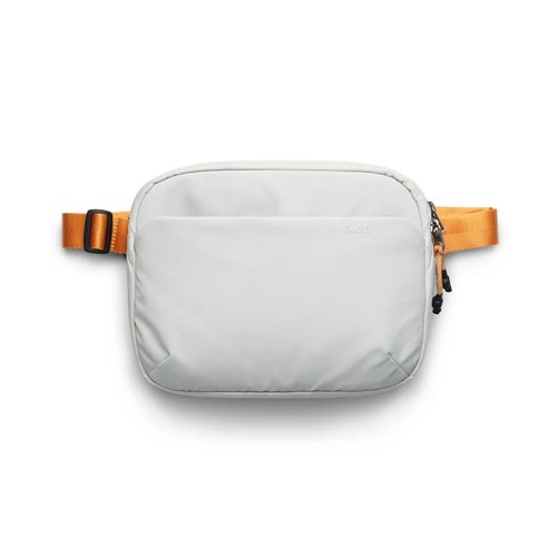 Allett Daily Crossbody Bag for Women & Men | 4L Lightweight Recycled Sling for Travel & Everyday Use | Hidden Passport Pocket, Sunglasses Slot | Water-Resistant Nylon, Adjustable Strap | Lunar Ash