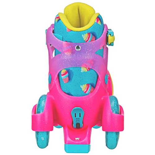Kids Adjustable Roller Skates - Fun Roll Beginner Quad Skates for Boys & Girls, Medium (11-2) Variation of THIS listing