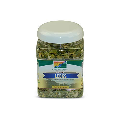 Dried Leek Rings in Quart Jar - Natural, Non-GMO, Gluten-Free Vegetable Snack