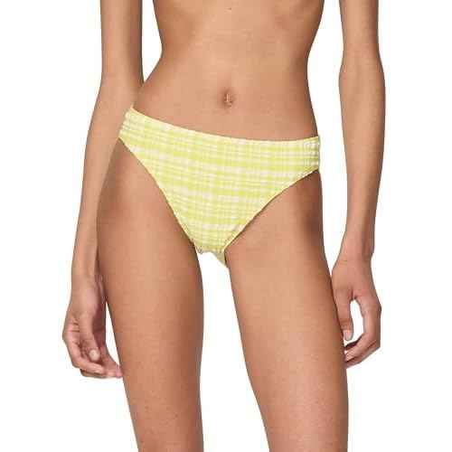 kate spade new york Women's Ocean Plaid High Cut Bikini Bottom