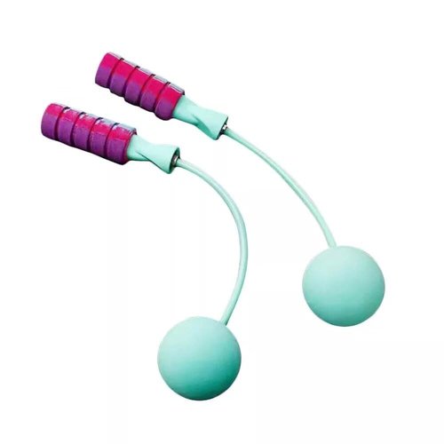 Wireless Cordless Skipping Heavy Weight Bearing Ball Jump Rope Sports Fitness Green