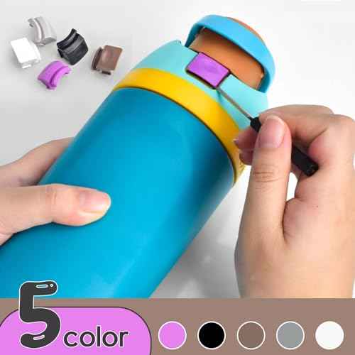 Replacement Button Compatible with Owala FreeSip 19/24/32/40oz,Water Bottle Lid Switch Replacement with Springs and Tiny Screw Driver
