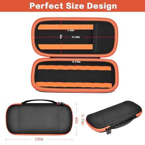 Finger Skateboard Case for TECH DECK Fingerboard Ultra DLX 14 Pack, Element Collectible Mini Skateboards Holder, Kids Toy Storage for Sticker Sheets, Wheels, Tool, Screws and Nut- Box Only