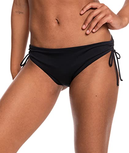 Women's Solid Beach Hipster Bottoms - Anthracite, Medium US