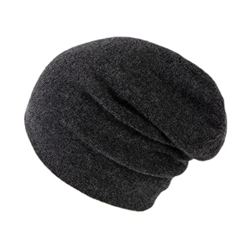 Villand 100% Cashmere Beanie for Women and Men with Gift Box, Oversized Soft Knitted Hat, Double-Layered Cashmere Ski Cap