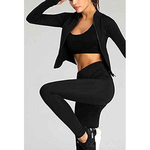 Lviefent Womens Lightweight Full Zip Running Track Jacket Workout Slim Fit Yoga Sportwear with Thumb Holes