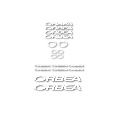 Stickers Compatible with Orbea Mod-18 Bike Frame White